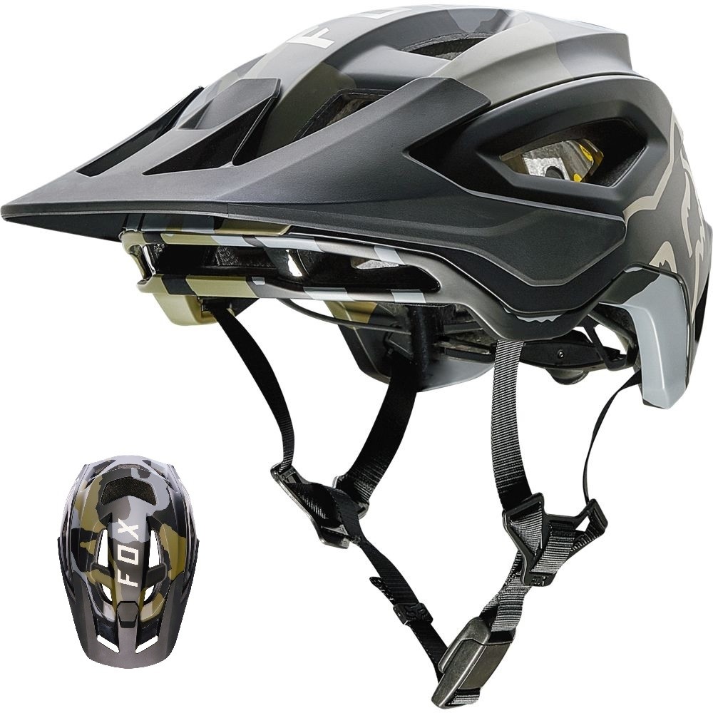 Casco MTB FOX SPEEDFRAME PRO verde camouflage