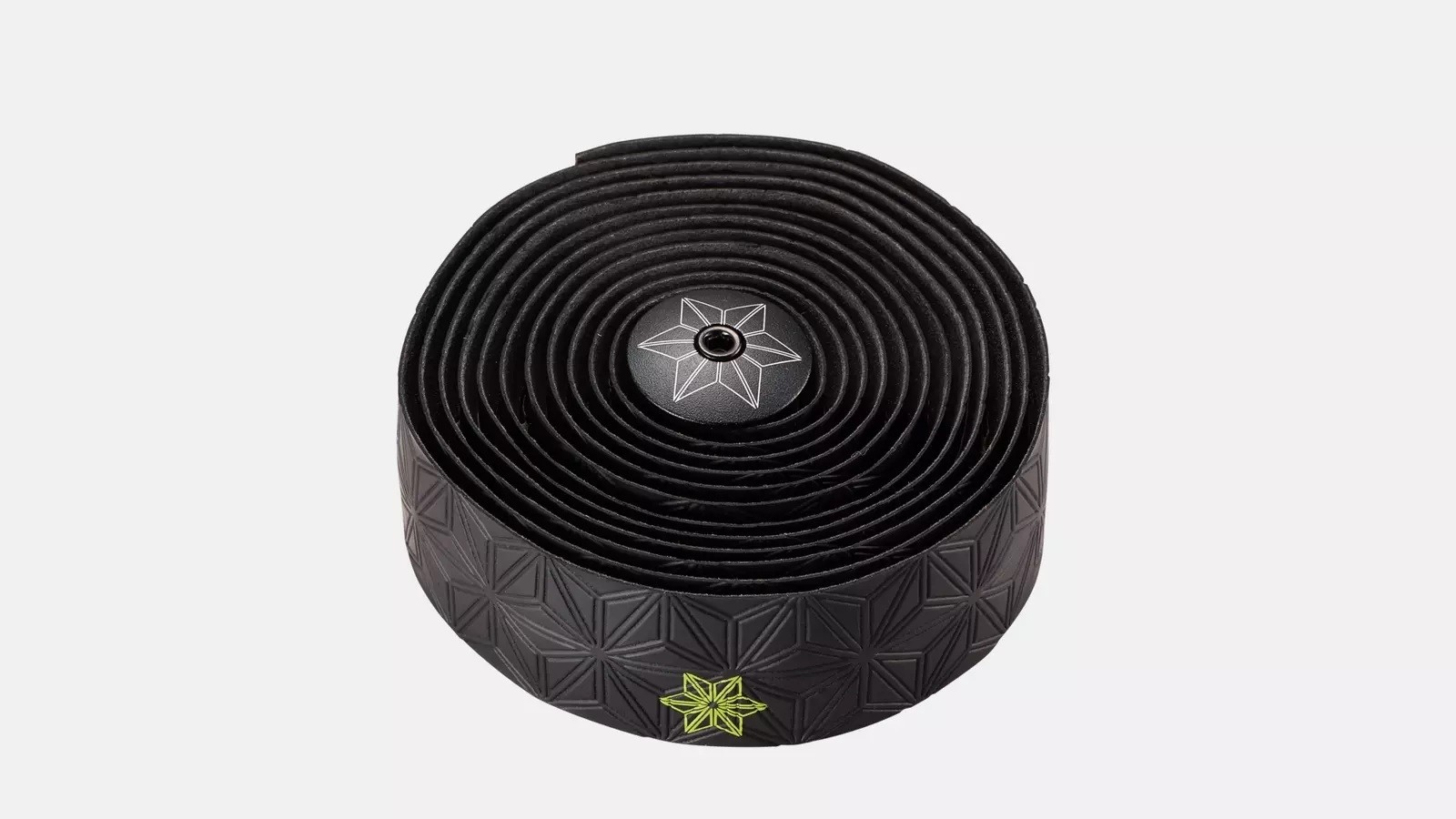 Nastro manubrio Supacaz Super Sticky Kush Galaxy nero giallo fluo