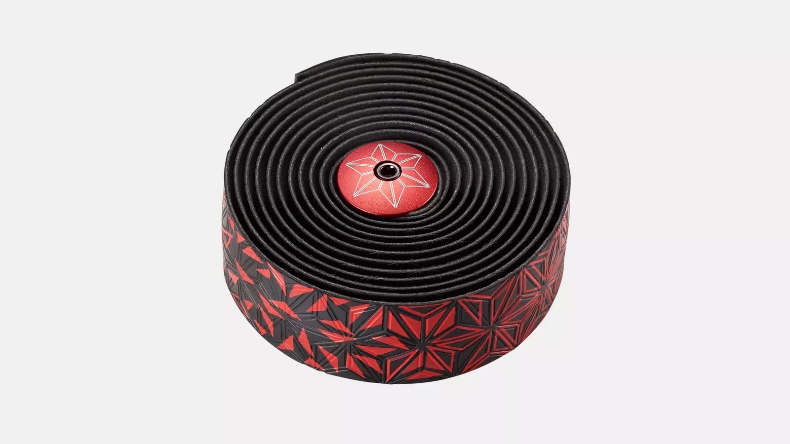 Nastro manubrio Supacaz Super Sticky Kush Star Fade nero rosso