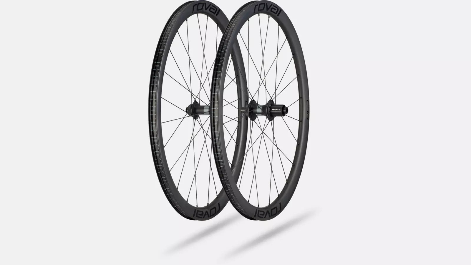 Ruote da strada o gravel in carbonio Roval Rapide C38 Ant. & Post. Disc