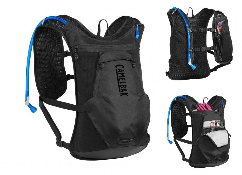 Zaino gilet da bici CAMELBAK Chase 8 da 8L con 2L di sacca idrica