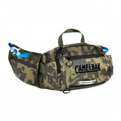 Fascia lombare CAMELBAK Repack verde camouflage da 4l, con sacca idrica da 1,5l
