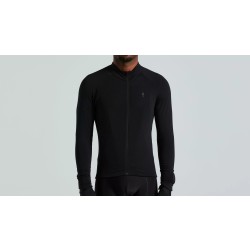 Maglia calda da bici manica lunga Prime Power Grid nero