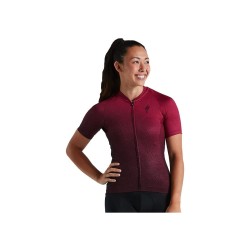 Maglia ciclismo manica corta Donna SL ruby wine