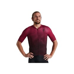 Maglia ciclismo manica corta SL color ruby wine