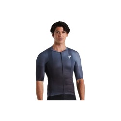 Maglia ciclismo manica corta SL R color antracite