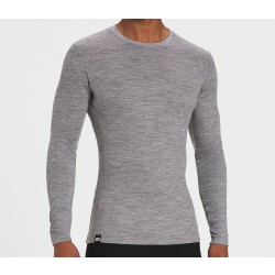 Maglia intima in lana merino FURUD 180gr manica lunga grgio