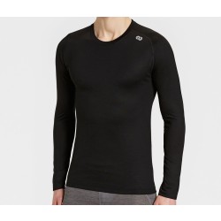 Maglia intima in lana merino TOMMY 140gr manica lunga nero