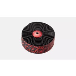 Nastro manubrio Supacaz Super Sticky Kush Star Fade nero rosso
